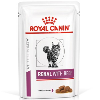 Royal Canin Renal with Beef влажный корм для кошек при почечной недостаточности с говядиной