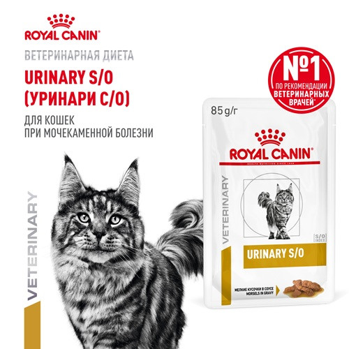 Royal Canin Urinary S/O влажный корм для кошек при МКБ