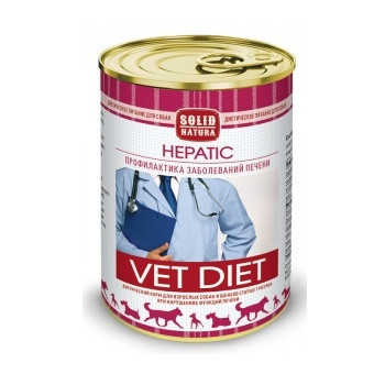 Solid Natura Vet Hepatic диетический влажный корм для собак