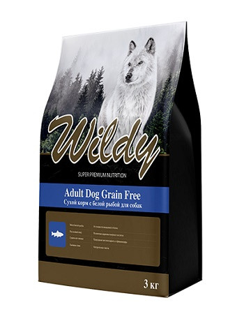 Wildy Adult Dog Grain Free сухой корм для собак всех пород