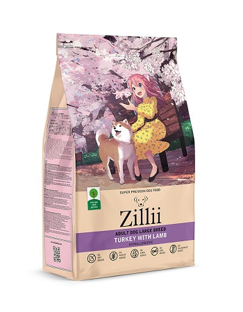 Zillii Adult Large Breed сухой корм для собак крупных пород Индейка с ягненком