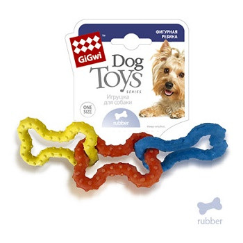 GiGwi игрушка для собак Косточки резиновые (3 шт.) (75031)