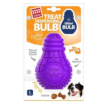 GiGwi игрушка для собак Лампочка Bulb Rubber 12 см (85027)