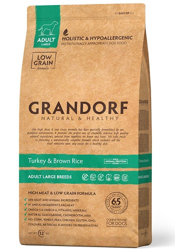 Grandorf Adult Large Turkey & Rice сухой корм для взрослых собак крупных пород SALE