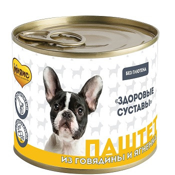 Мнямс консервы Паштет с говядиной и ягнёнком для собак