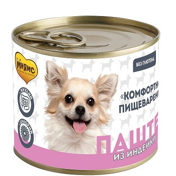 Мнямс консервы Паштет с индейкой для собак