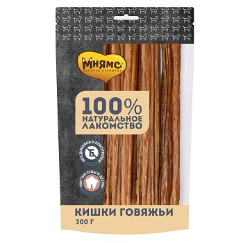 Мнямс лакомства для собак Кишки говяжьи
