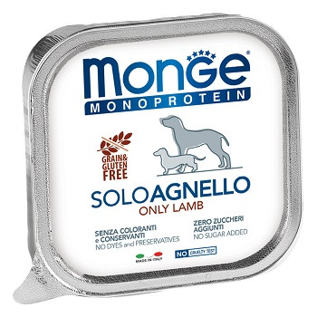 Monge Dog Monoprotein Solo консервы для собак с ягненком