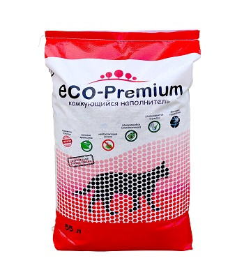 ECO-Premium Blue комкующийся древесный наполнитель