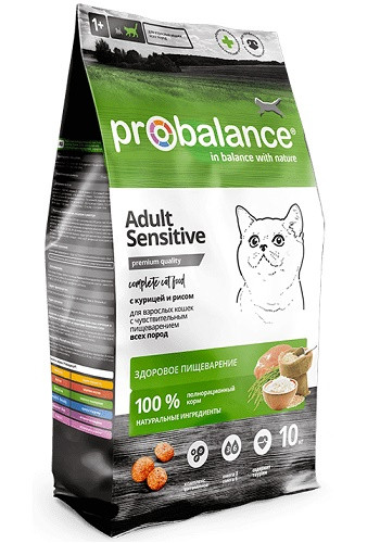 ProBalance Sensitive сухой корм для кошек с чувствительным пищеварением