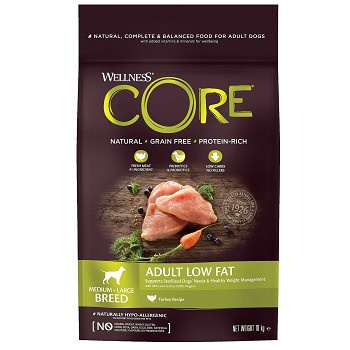 Core Low Fat сухой корм для поддержания идеального веса у собак